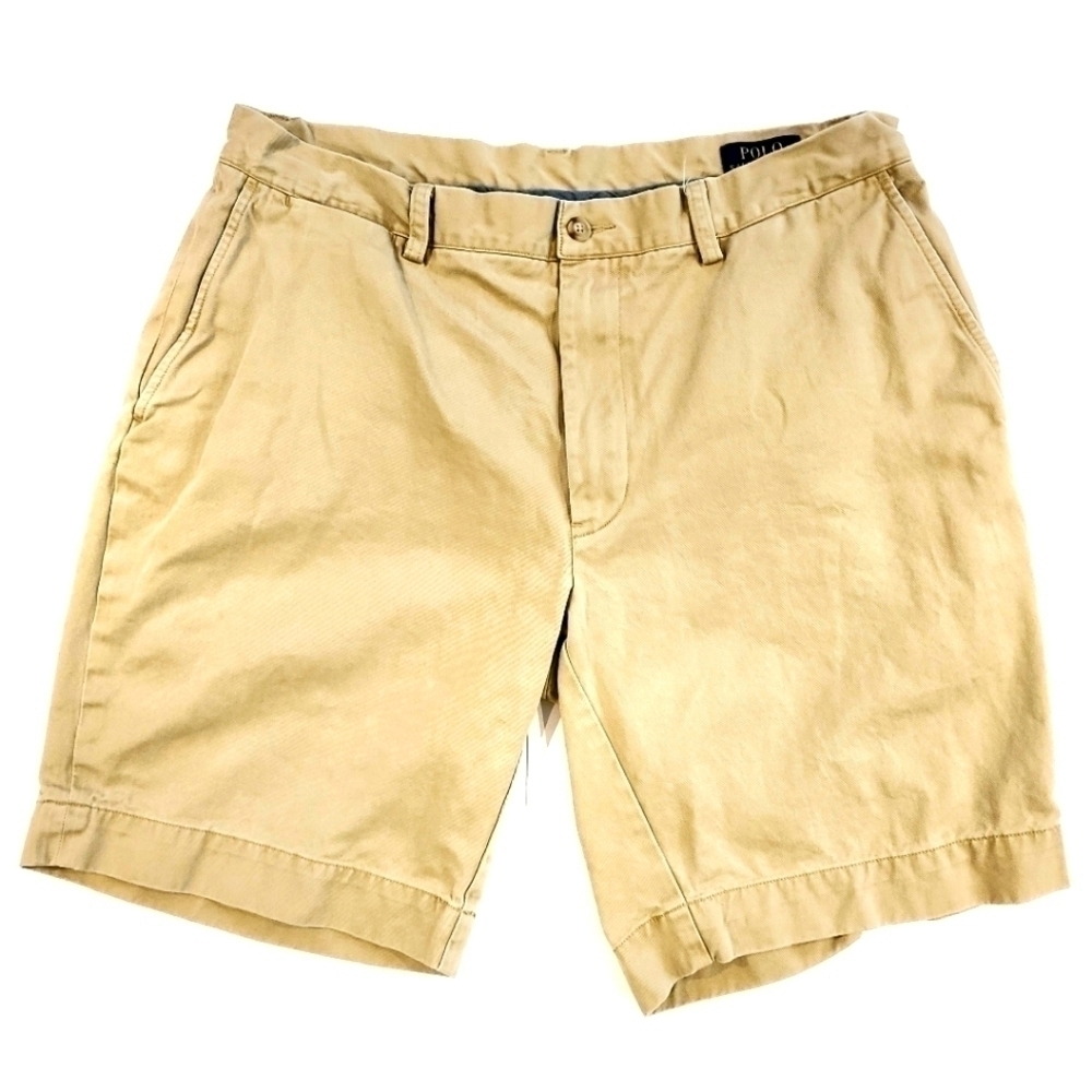 𝅺polo Ralph Lauren Tan Classic Fit Shorts